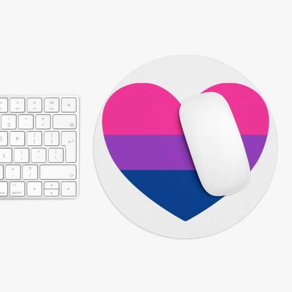 Bisexual Heart Mouse Pad - Image 3