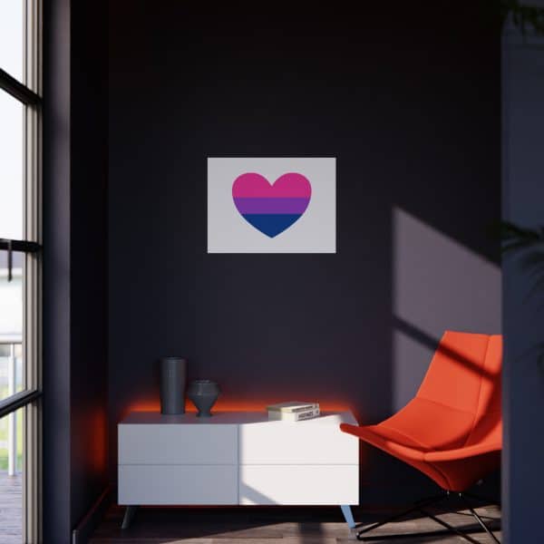 Bisexual Heart Foam Board - Image 20