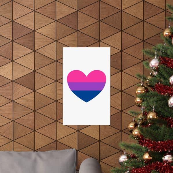 Bisexual Heart Matte Vertical Posters - Image 188