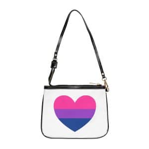 Bisexual Heart Small Shoulder Bag