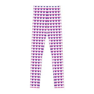 Bisexual Heart Youth Leggings (AOP)