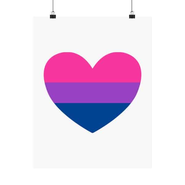 Bisexual Heart Matte Vertical Posters - Image 177