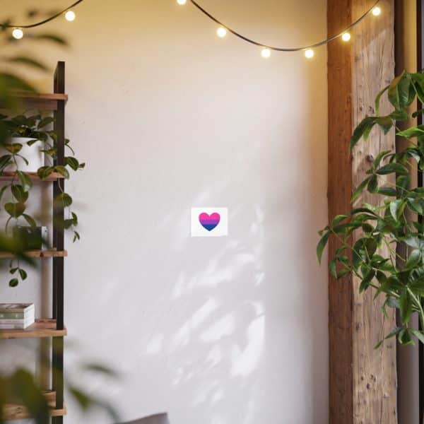 Bisexual Heart Photo Art Paper Posters - Image 2