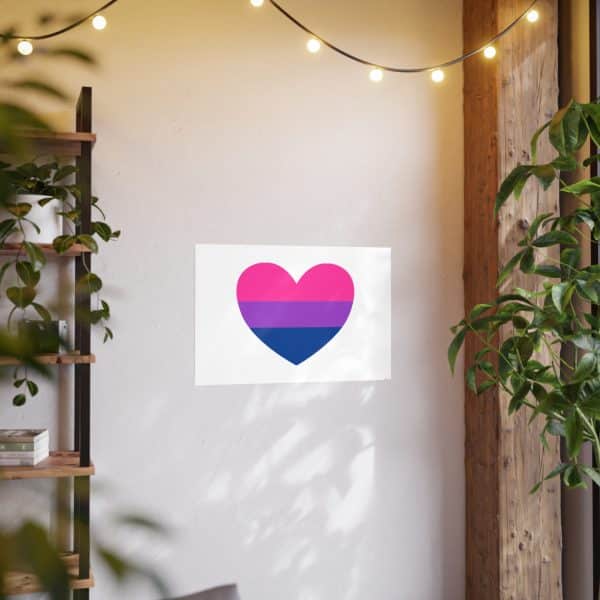 Bisexual Heart Photo Art Paper Posters - Image 65