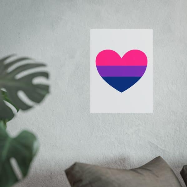 Bisexual Heart Fine Art Posters - Image 8