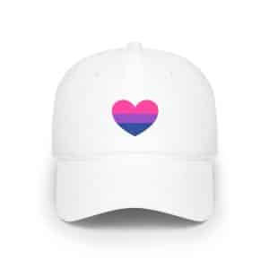 Bisexual Heart Bisexual Heart Low Profile Baseball Cap