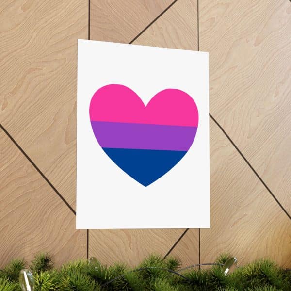 Bisexual Heart Matte Vertical Posters - Image 29
