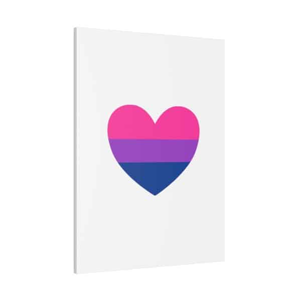Bisexual Heart Matte Canvas, Stretched, 0.75" - Image 66