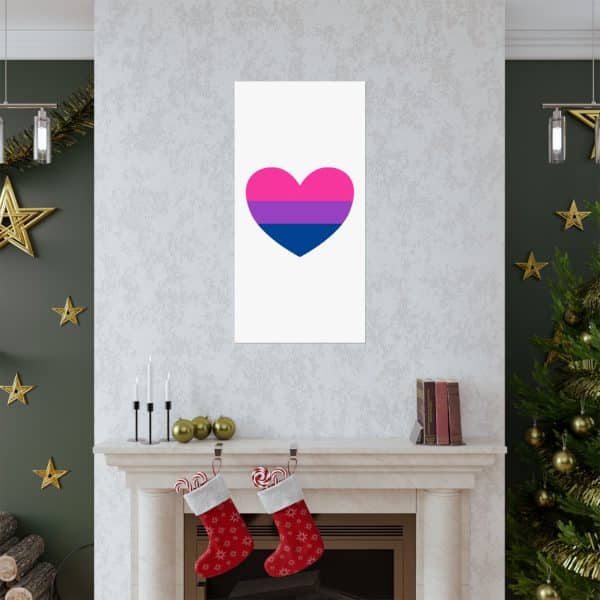Bisexual Heart Matte Vertical Posters - Image 231
