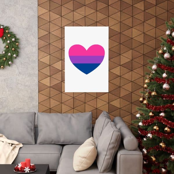 Bisexual Heart Matte Vertical Posters - Image 4