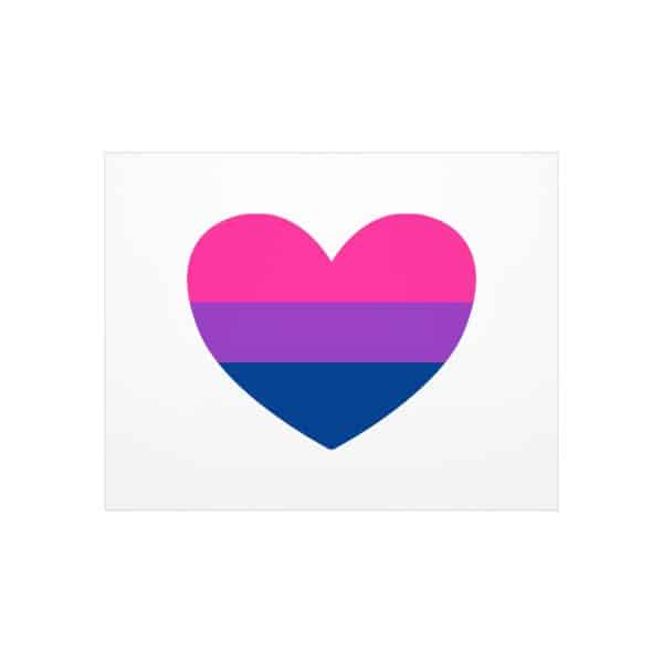 Bisexual Heart Foam Board - Image 5