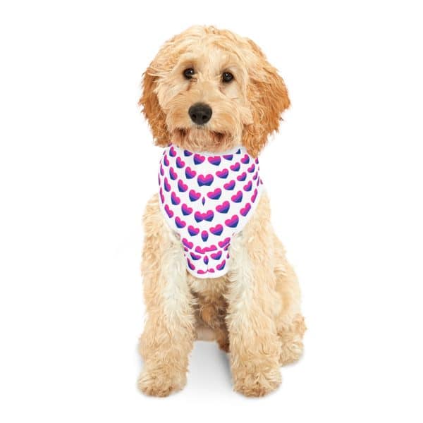 Bisexual Heart Pet Hoodie - Image 12
