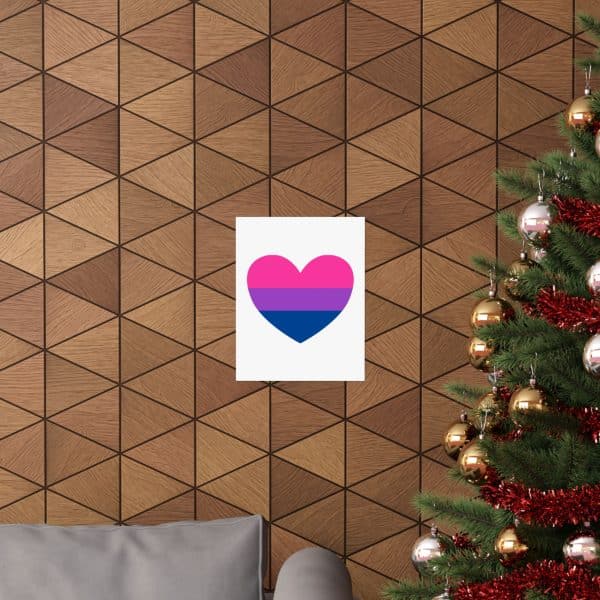 Bisexual Heart Matte Vertical Posters - Image 12