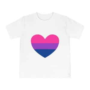 Bisexual Heart Unisex Classic Jersey T-shirt