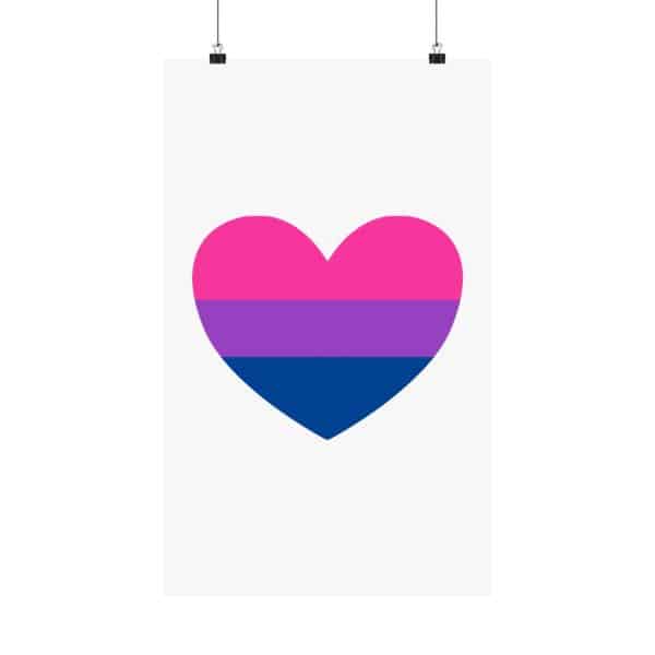 Bisexual Heart Matte Vertical Posters - Image 185