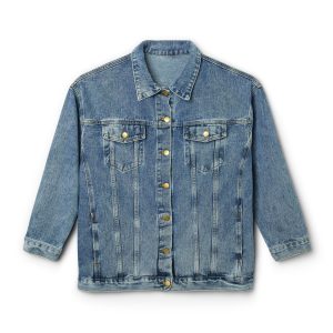 Bisexual Heart Women's Denim Jacket