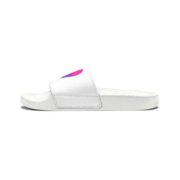 Bisexual Heart Men's Removable-Strap Sandals - Image 2