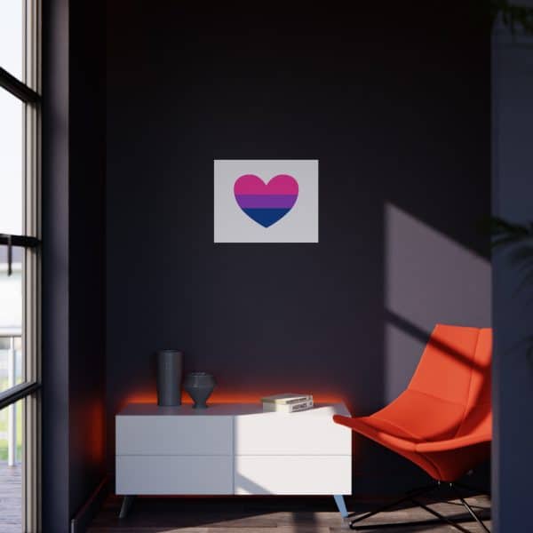Bisexual Heart Foam Board - Image 16