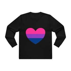 Bisexual Heart Men’s Base Longsleeve Tee