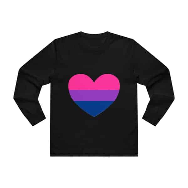 Bisexual Heart Men’s Base Longsleeve Tee