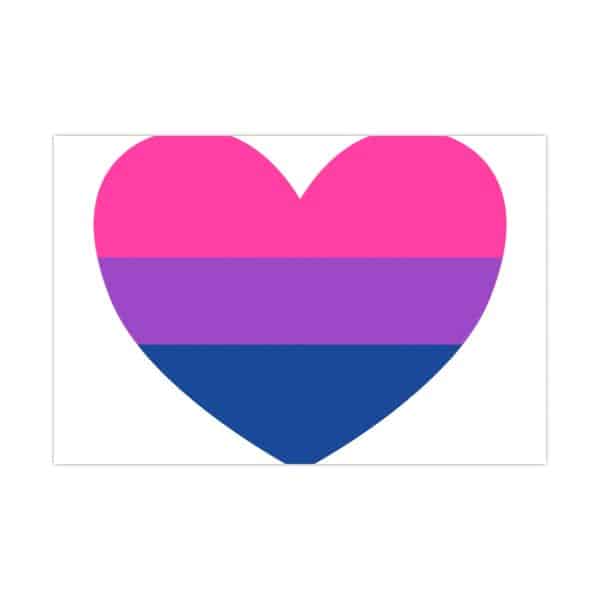 Bisexual Heart Matte Posters - Image 28