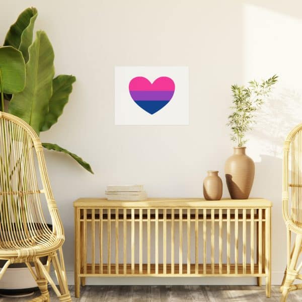 Bisexual Heart Foam Board - Image 15