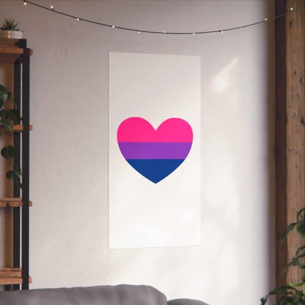 Bisexual Heart Matte Vertical Posters - Image 230