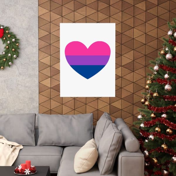 Bisexual Heart Matte Vertical Posters - Image 92