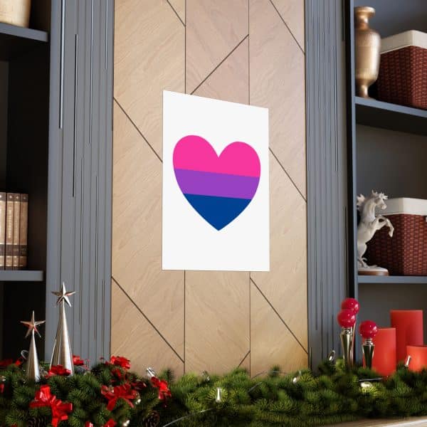 Bisexual Heart Matte Vertical Posters - Image 237