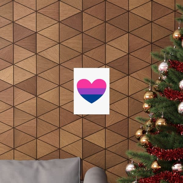 Bisexual Heart Matte Vertical Posters - Image 124