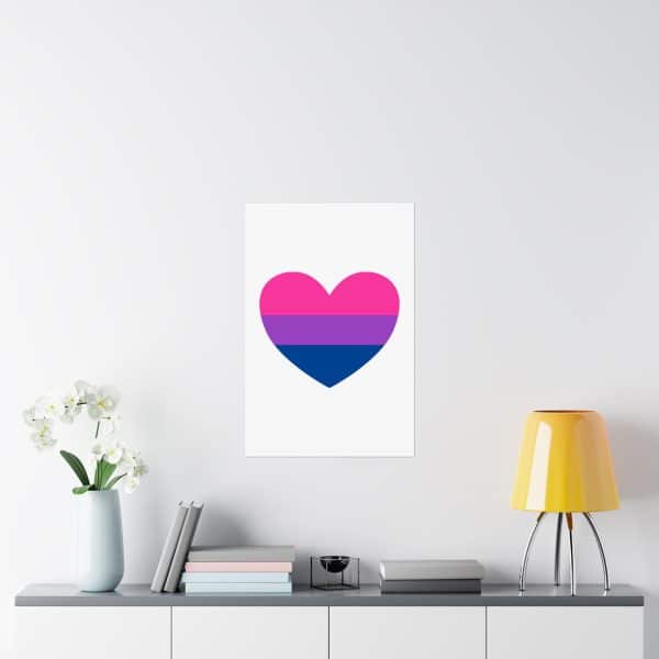 Bisexual Heart Matte Vertical Posters - Image 48