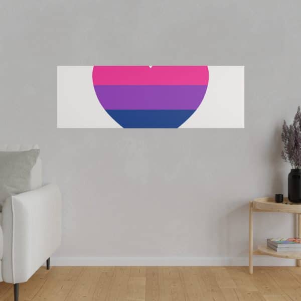 Bisexual Heart Matte Canvas, Stretched, 0.75" - Image 126
