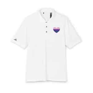 Bisexual Heart adidas Unisex Performance Polo