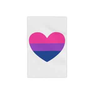 Bisexual Heart Beach Towels