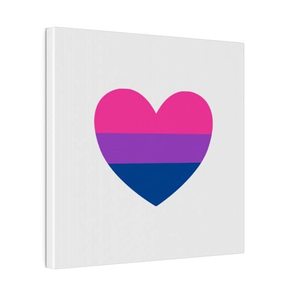 Bisexual Heart Matte Canvas, Stretched, 0.75" - Image 144