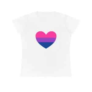 Bisexual Heart Ladies' Cotton T-Shirt