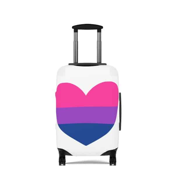 Bisexual Heart Luggage Cover