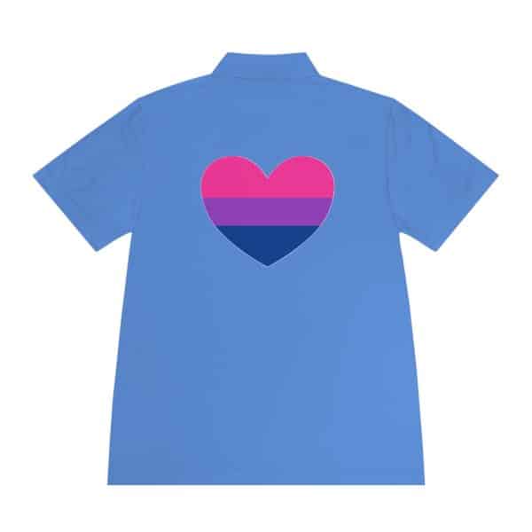 Bisexual Heart Men's Sport Polo Shirt - Image 29