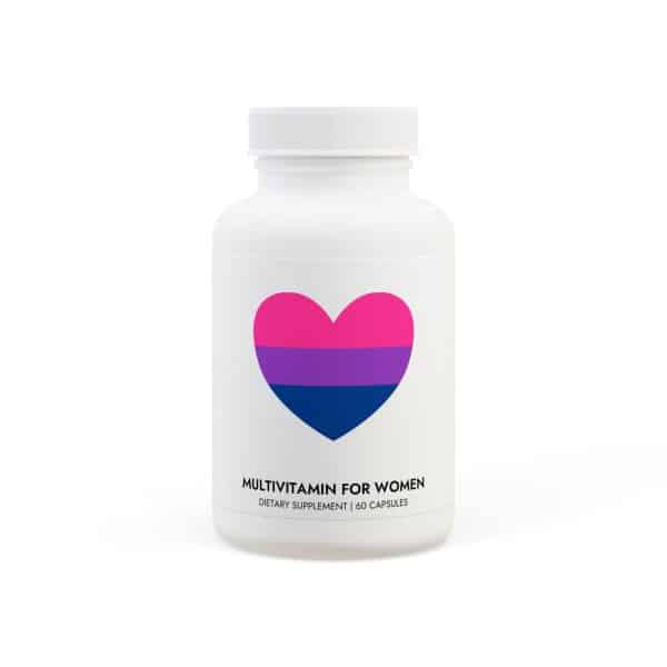 Bisexual Heart Multivitamin for Women Supplement (60 Capsules)
