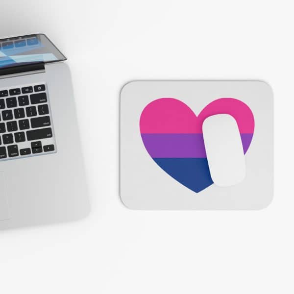 Bisexual Heart Mouse Pad (Rectangle) - Image 4