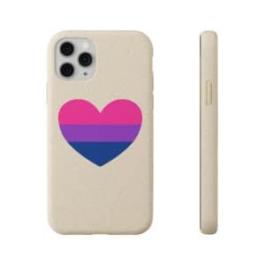 Bisexual Heart Biodegradable Cases