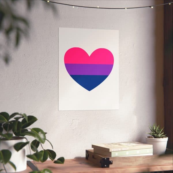 Bisexual Heart Matte Vertical Posters - Image 182