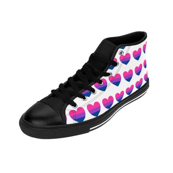 Bisexual Heart Men's Classic Sneakers - Image 6