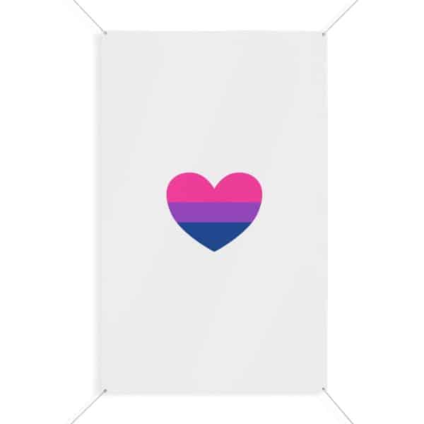Bisexual Heart Matte Banner - Image 46