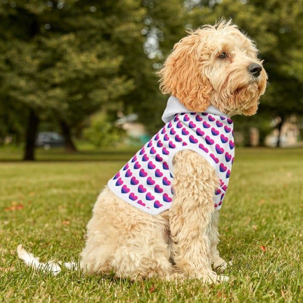 Bisexual Heart Pet Hoodie - Image 17