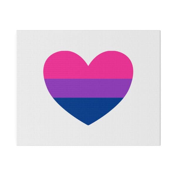 Bisexual Heart Matte Canvas, Stretched, 0.75" - Image 93