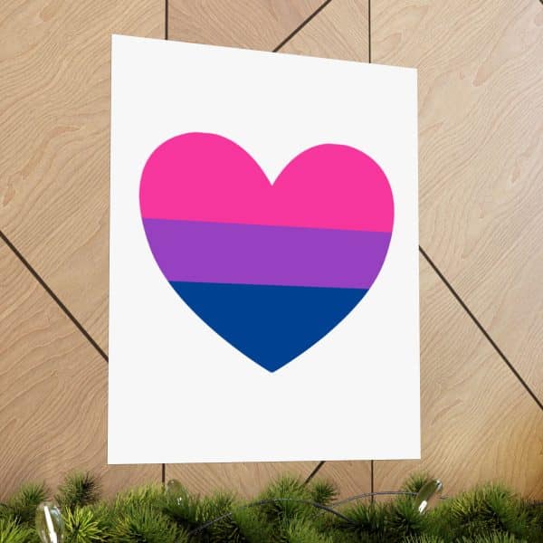 Bisexual Heart Matte Vertical Posters - Image 85