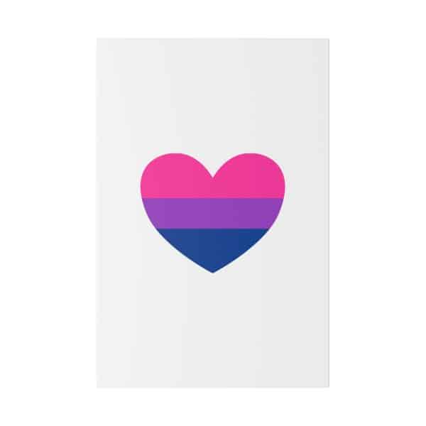 Bisexual Heart Matte Canvas, Stretched, 0.75" - Image 61