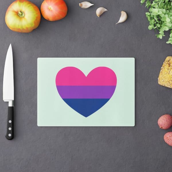 Bisexual Heart Cutting Board - Image 5