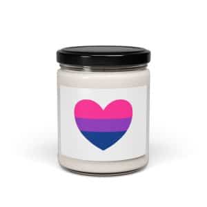 Bisexual Heart Scented Soy Candle, 9oz